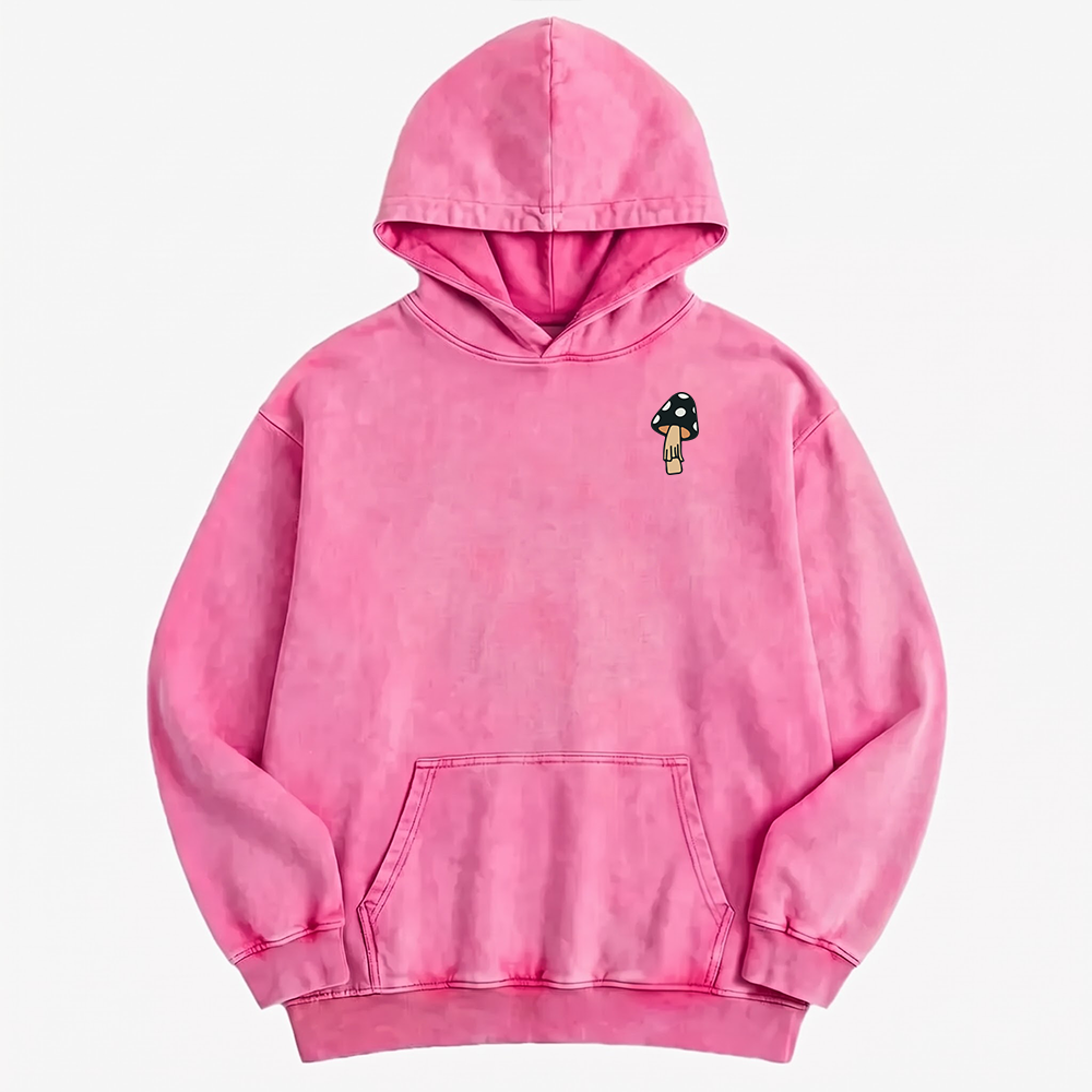 Dance More Dances Washed Oversized Hoodie