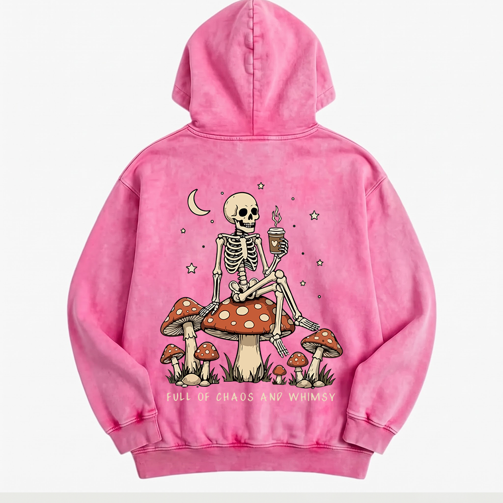 Full of Chaos Washed Oversized Hoodie