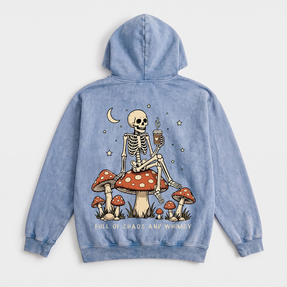 Full of Chaos Washed Oversized Hoodie