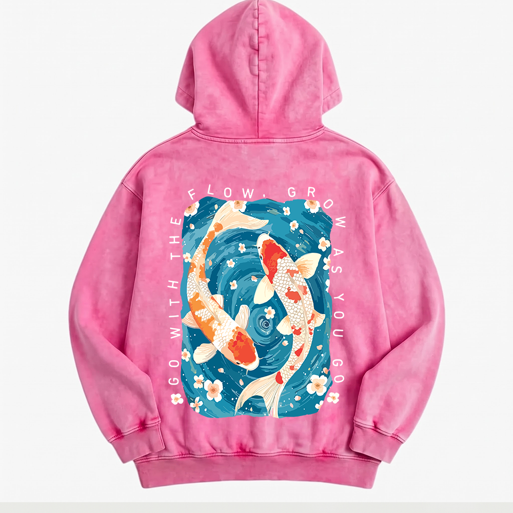 Go with the Flow Washed Oversized Hoodie