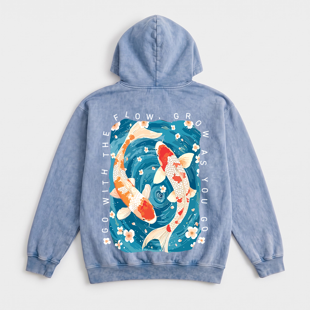 Go with the Flow Washed Oversized Hoodie
