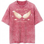 Heaven Sent Oversized Washed T-shirt