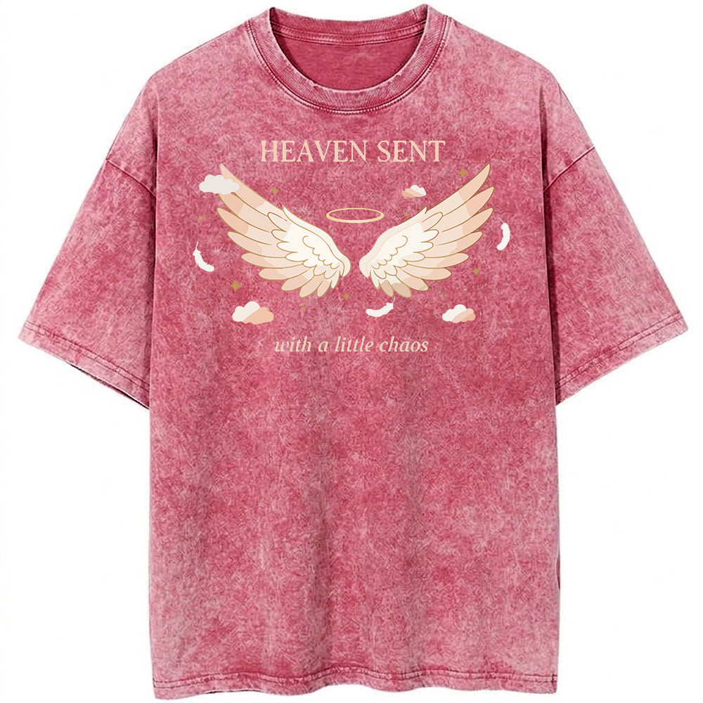 Heaven Sent Oversized Washed T-shirt
