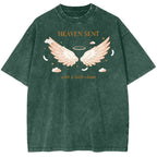 Heaven Sent Oversized Washed T-shirt