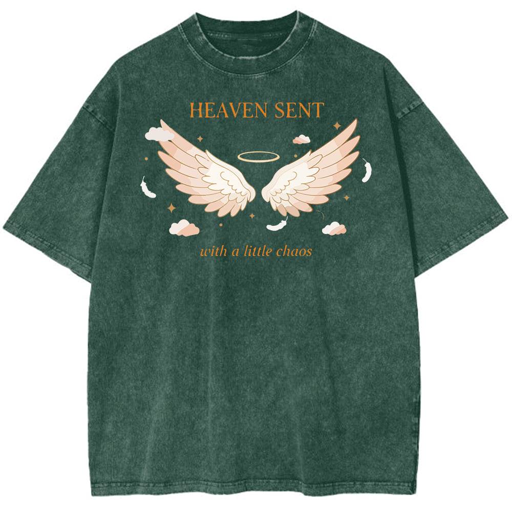 Heaven Sent Oversized Washed T-shirt