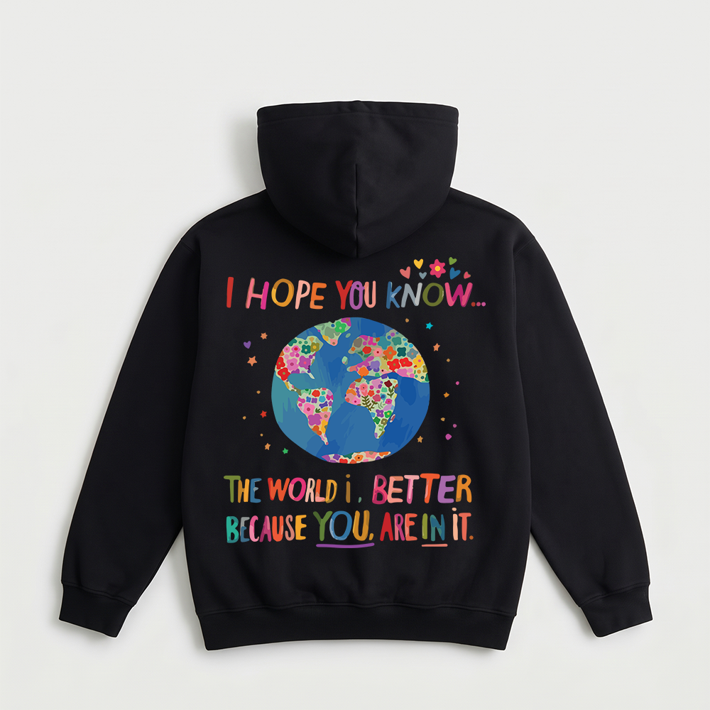 I hope You Know Oversized Hoodie