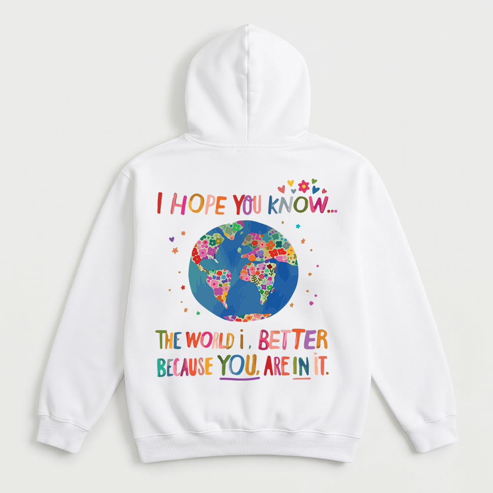 I hope You Know Oversized Hoodie