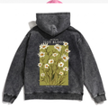 Just Bloom Washed Oversized Hoodie