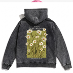 Just Bloom Washed Oversized Hoodie