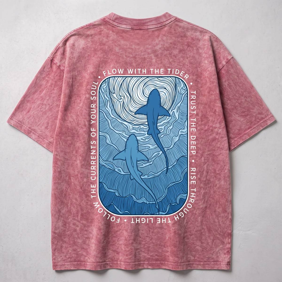 Tide Flow Washed Oversized T-shirt