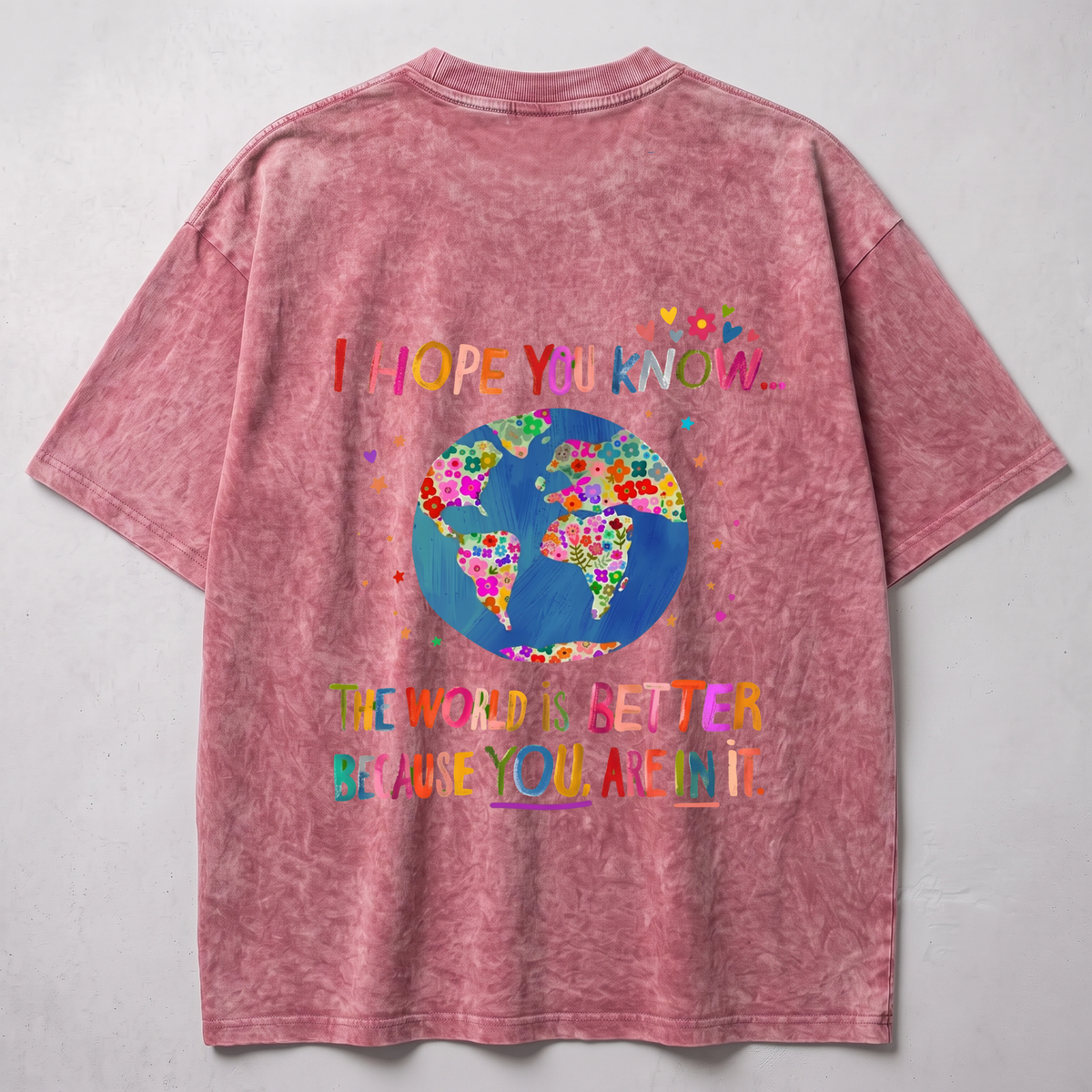 I Hope You Know Washed Oversized T-shirt
