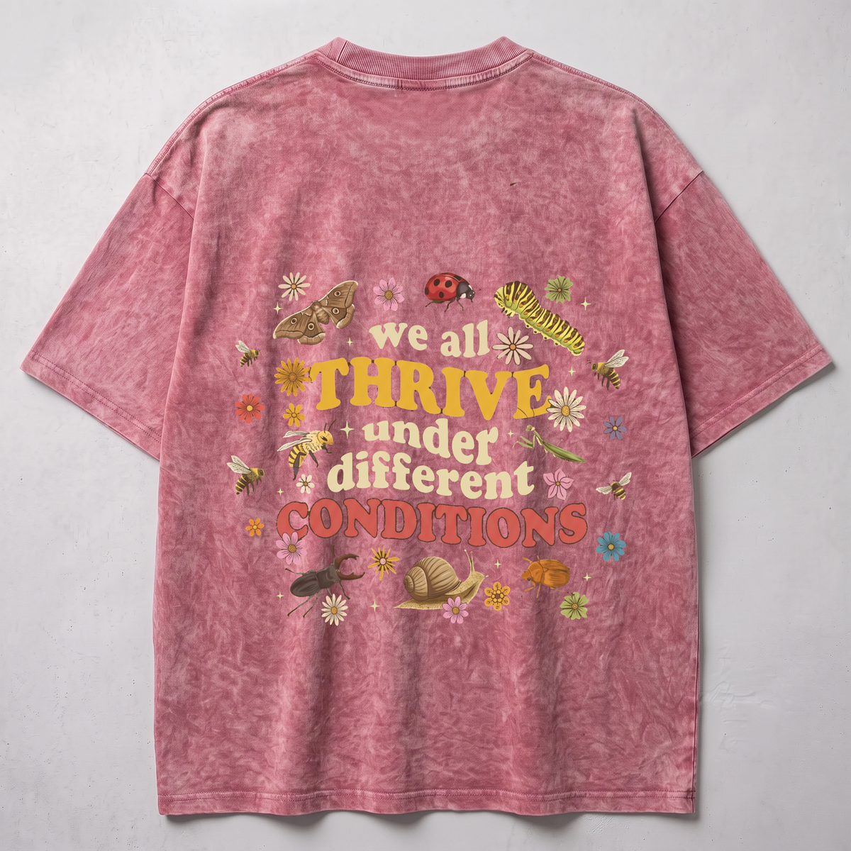 Thrive  Washed Oversized T-shirt