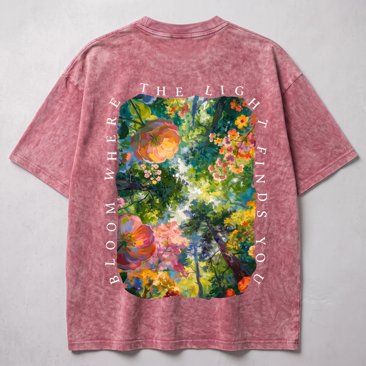 Where the Light Finds You Washed Oversized T-shirt