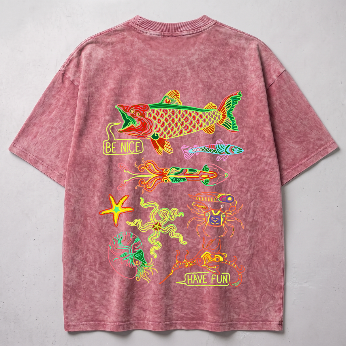 Have Fun Washed Oversized T-shirt