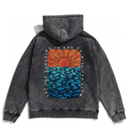 Let The Sun Washed Oversized Hoodie