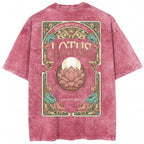 Lotus Oversize Washed T-shit