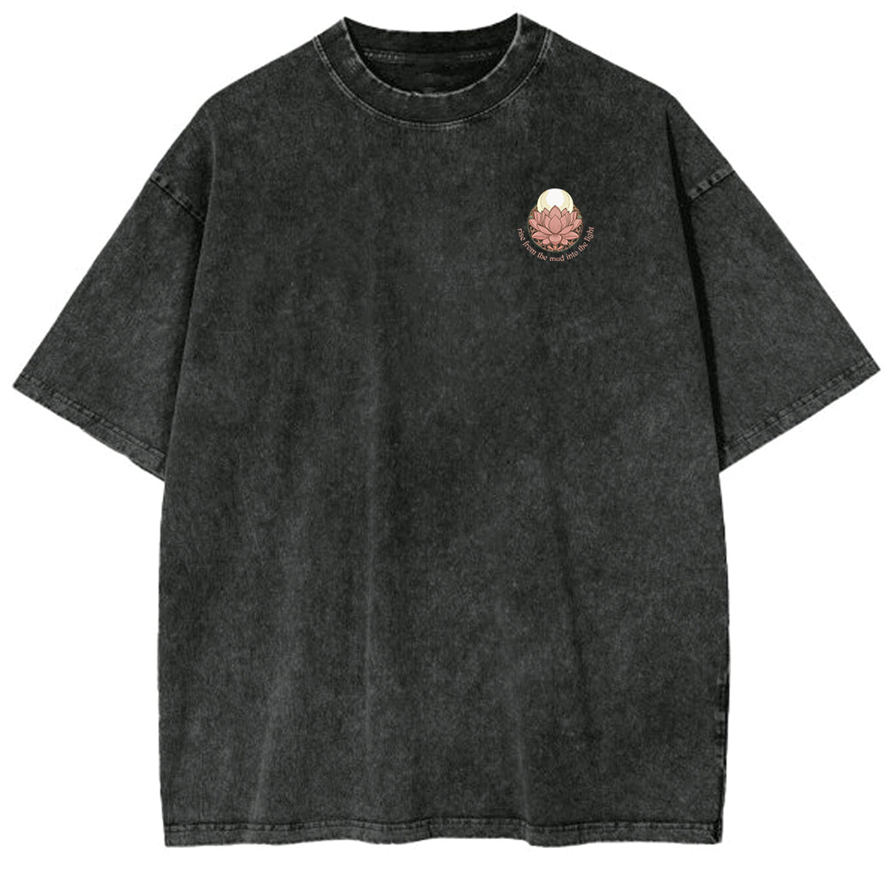 Lotus Oversize Washed T-shit