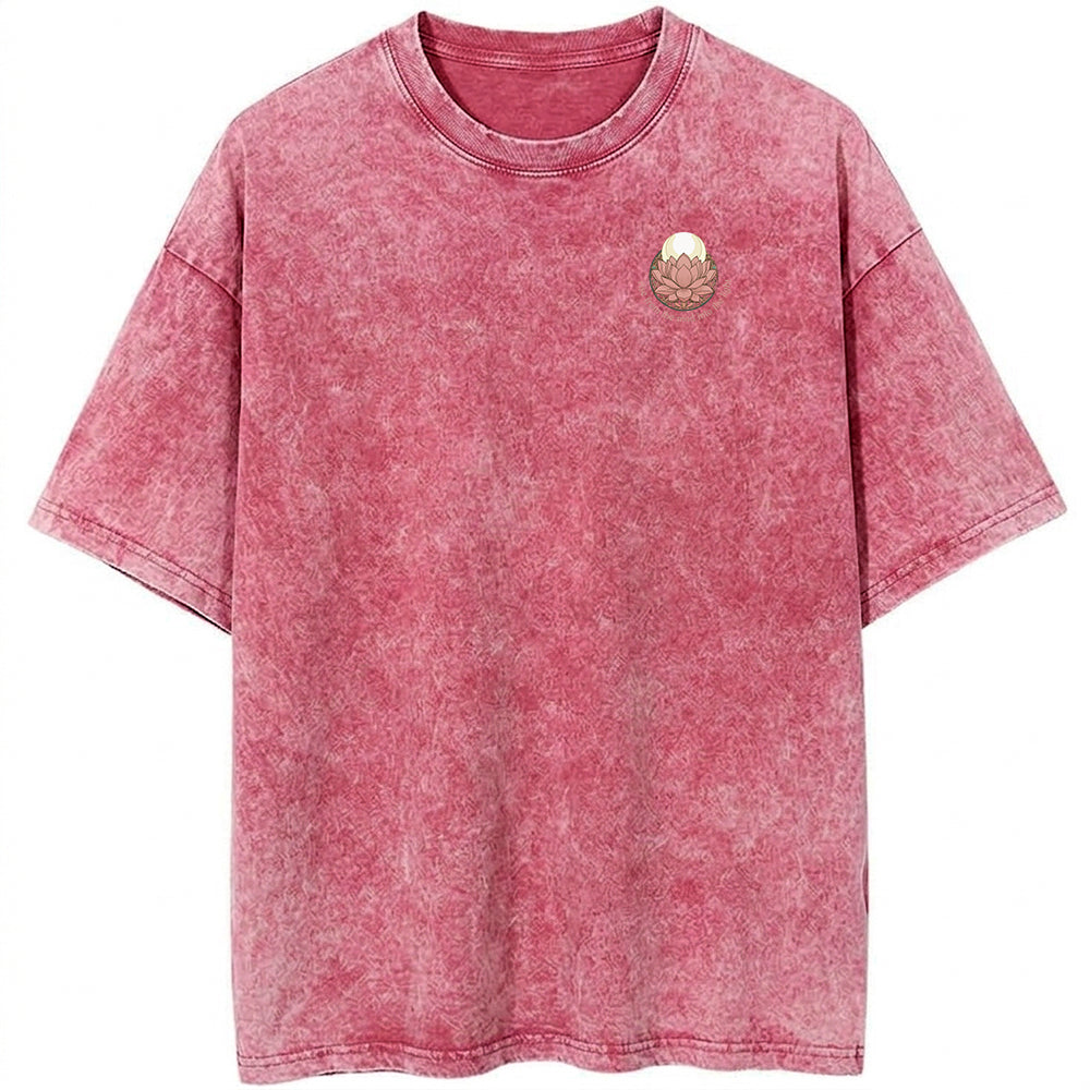 Lotus Oversize Washed T-shit