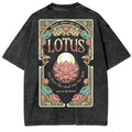 Lotus Oversize Washed T-shit