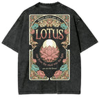Lotus Oversize Washed T-shit