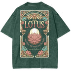 Lotus Oversize Washed T-shit