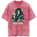 Medusa Oversize Washed T-shirt