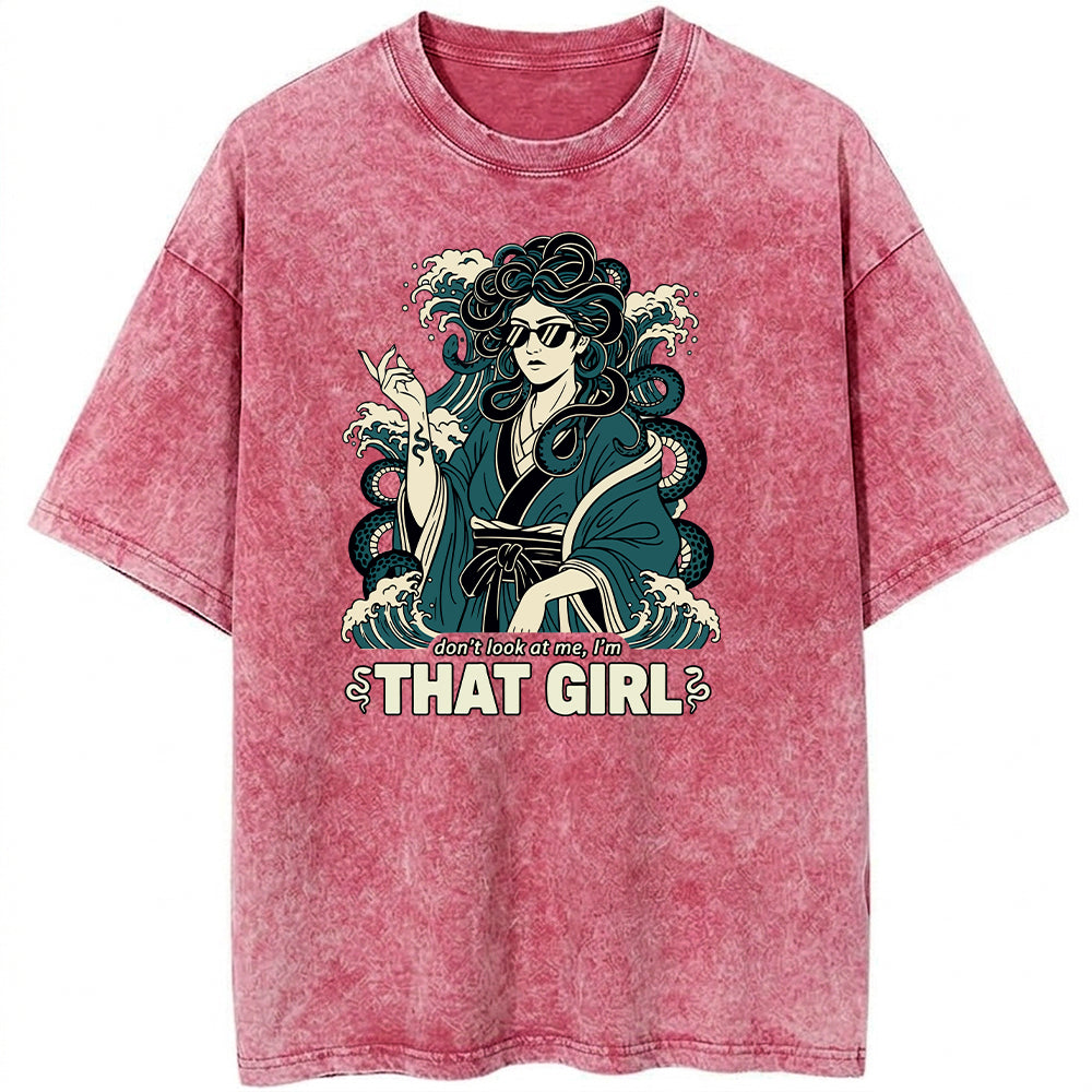 Medusa Oversize Washed T-shirt