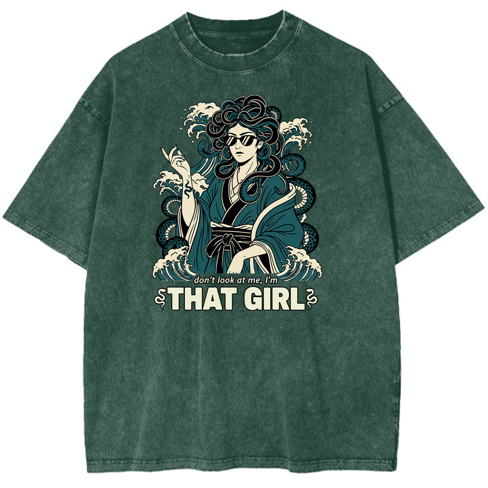 Medusa Oversize Washed T-shirt