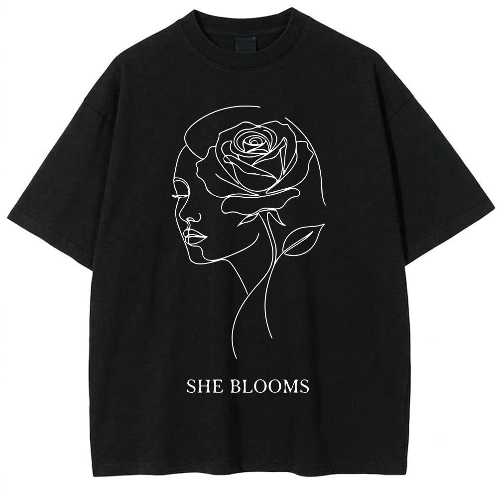 She Bloom Oversize T-shirt