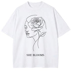 She Bloom Oversize T-shirt