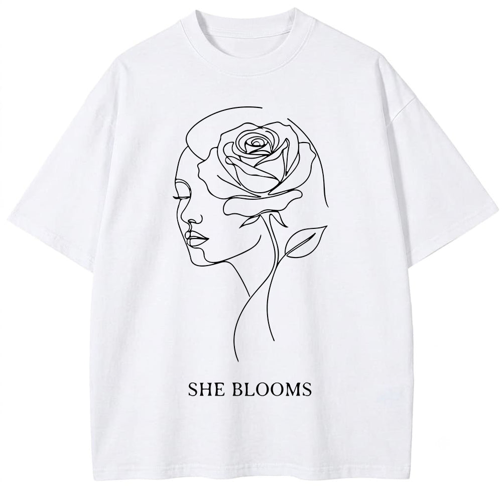 She Bloom Oversize T-shirt