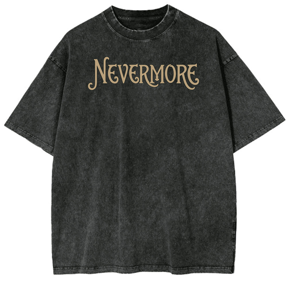 Nevermore Oversized Washed T-shirt