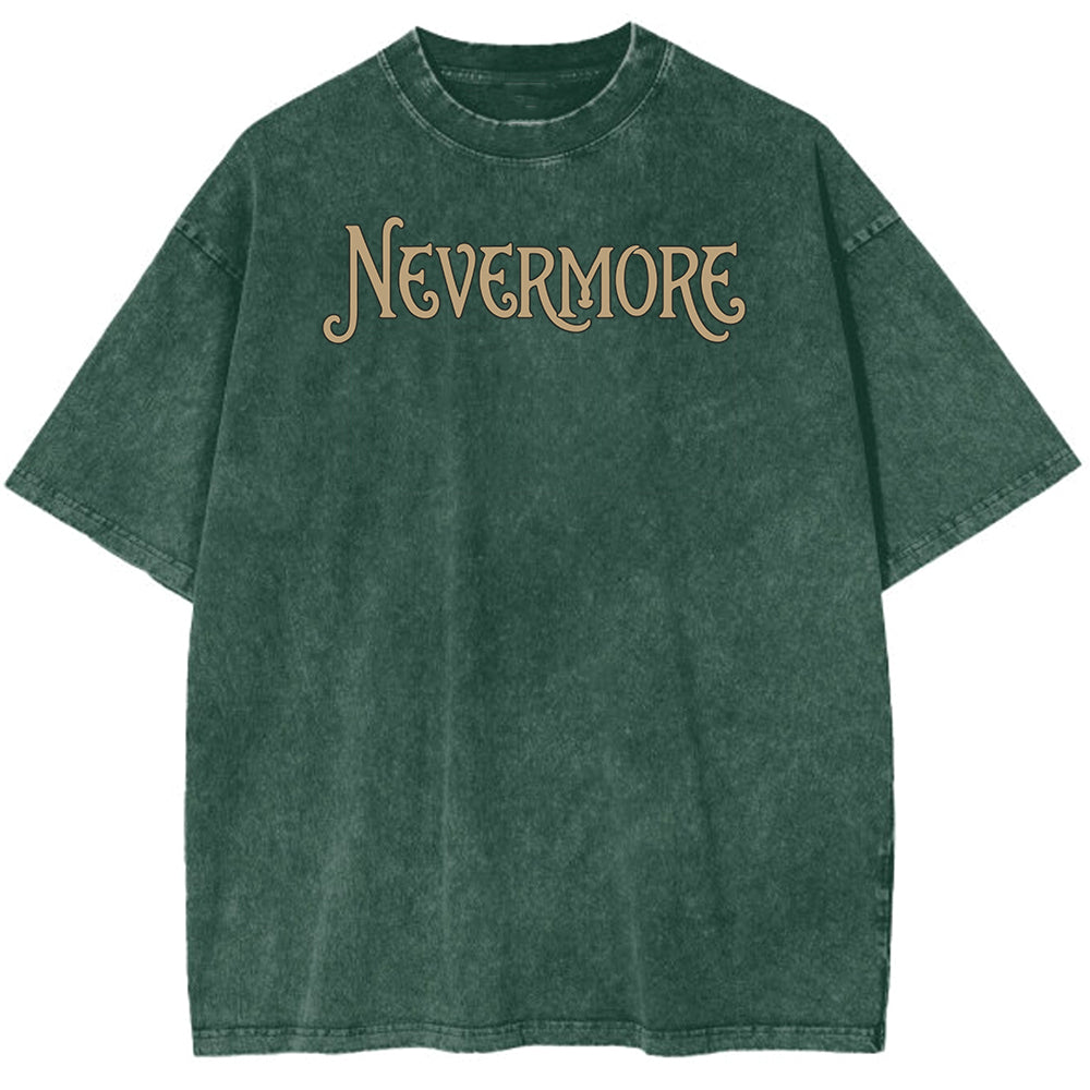 Nevermore Oversized Washed T-shirt