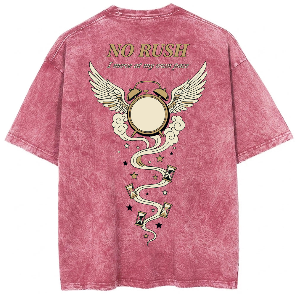 No Rush Oversize Washed T-shirt