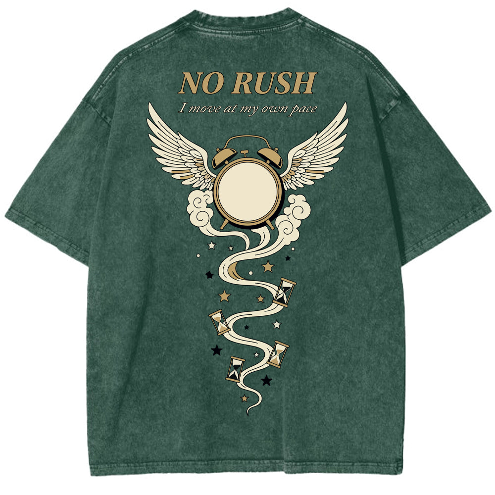 No Rush Oversize Washed T-shirt