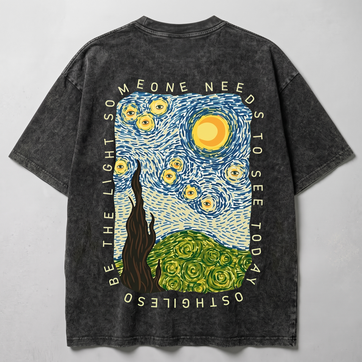 Be the Light Washed Oversized T-shirt