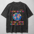 I Hope You Know Washed Oversized T-shirt