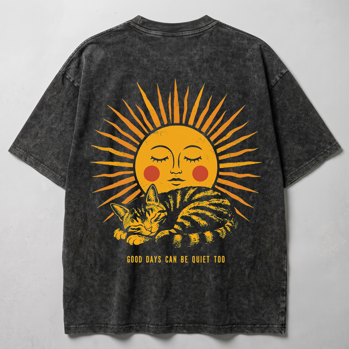 Quite Days Washed Oversized T-shirt