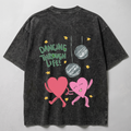 Dance Through Life Washed Oversized T-shirt