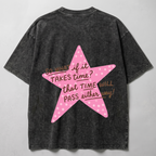 It Takes Time Washed Oversized T-shirt