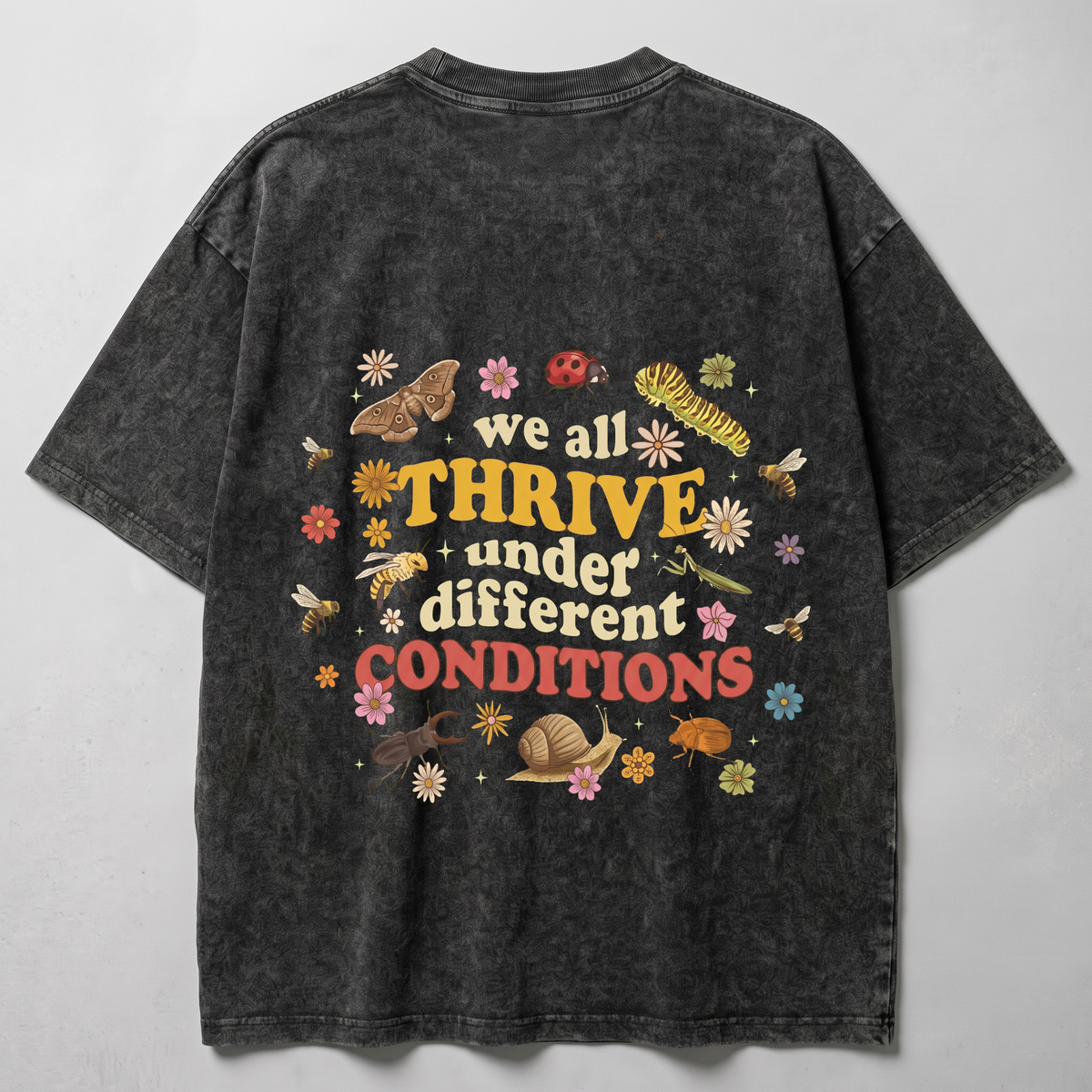 Thrive  Washed Oversized T-shirt