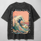 Things find Their Way Washed Oversized T-shirt