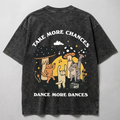 Take More Chances Washed Oversized T-shirt