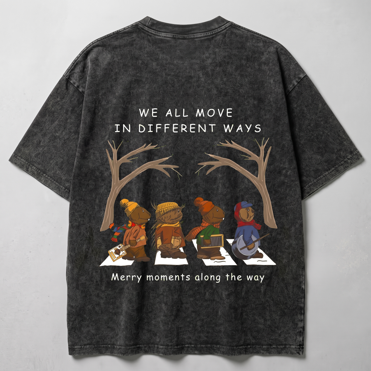 Different Ways Washed Oversized T-shirt