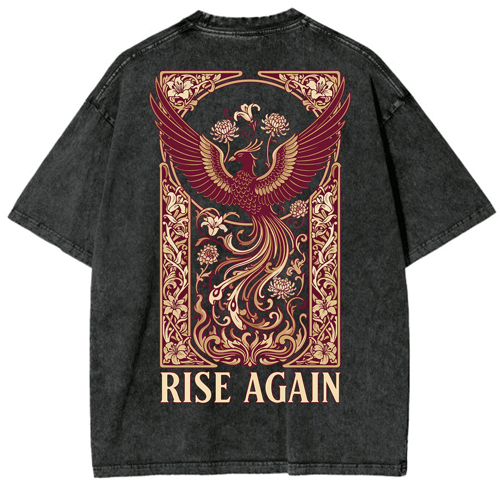 Rise Again Oversized Washed T-Shirt