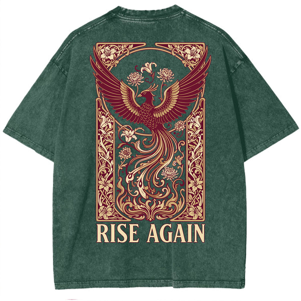 Rise Again Oversized Washed T-Shirt