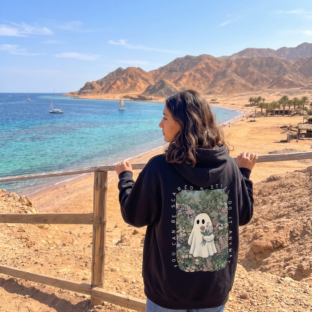 You Can be Scared Oversized Hoodie