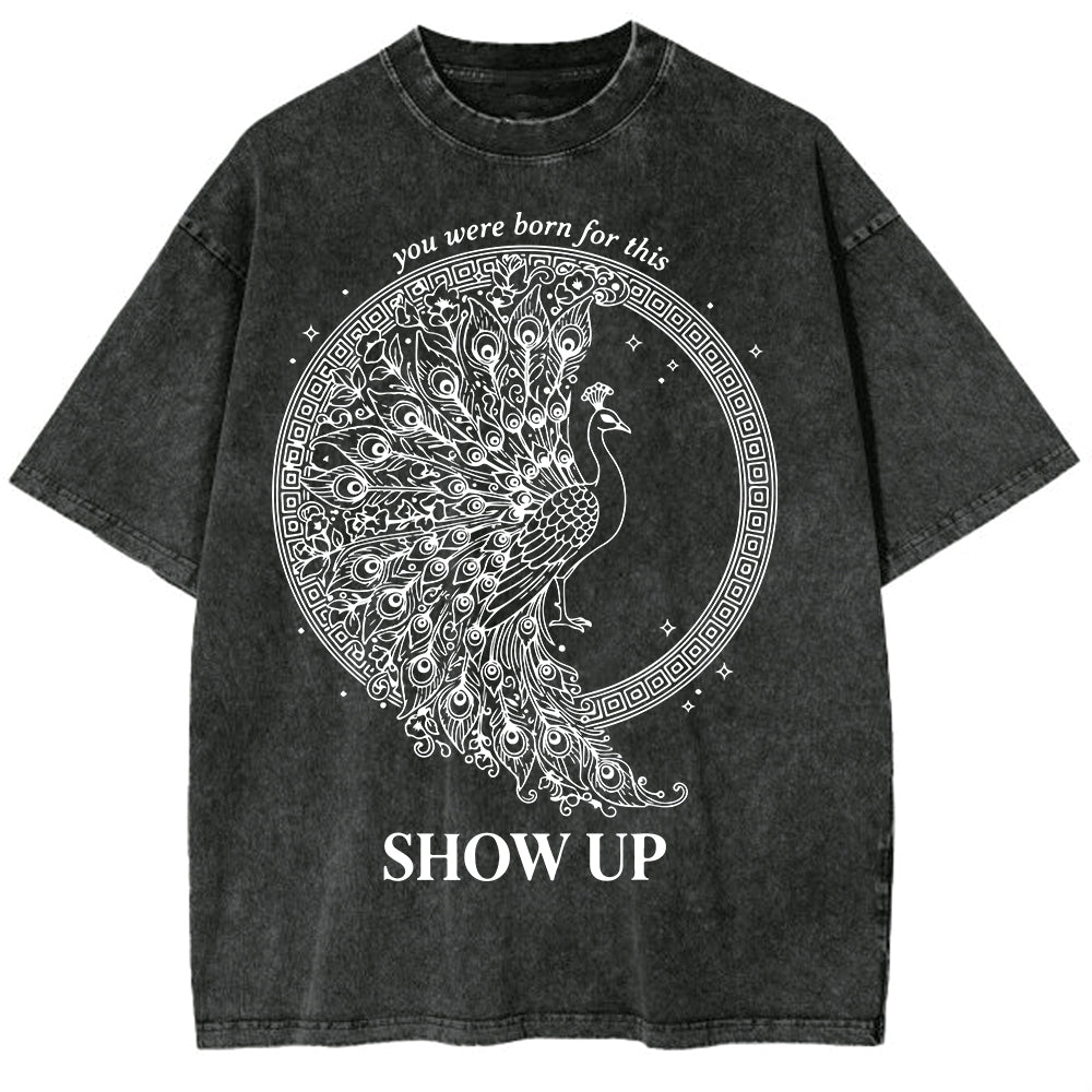 Show Up Oversize Washed T-shirt