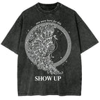 Show Up Oversize Washed T-shirt