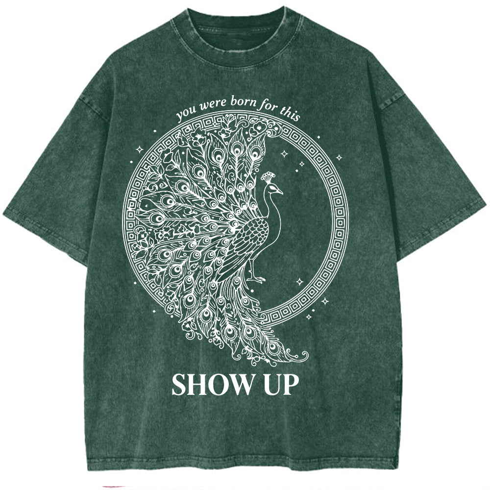 Show Up Oversize Washed T-shirt